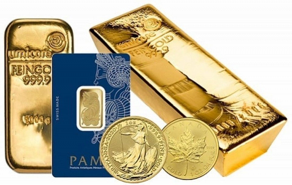 Refined gold bullion bars for international buyers