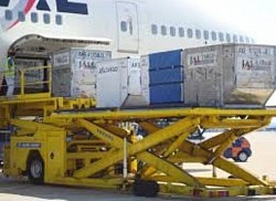 Airport air freight handling for time-sensitive gold shipments