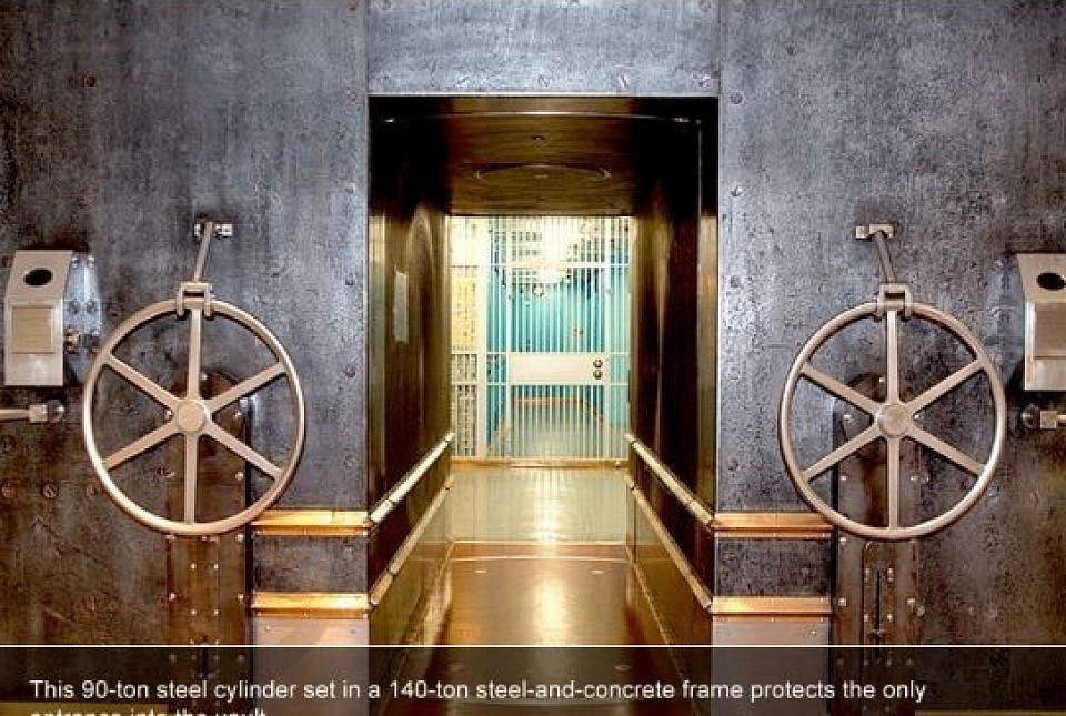 Controlled gold storage environment ensuring safety and accountability